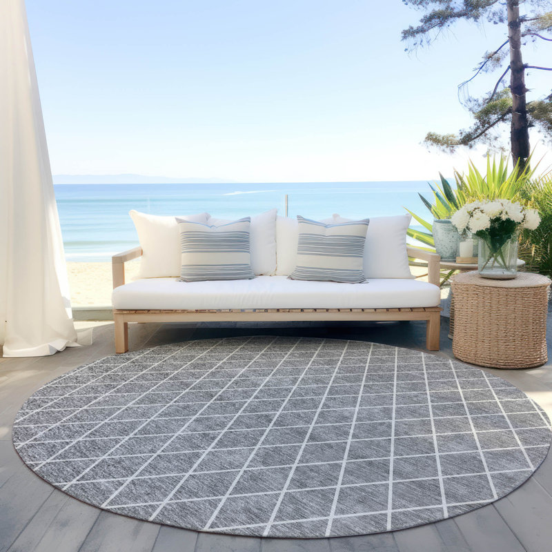  Maliana Area Rug, Round 8'