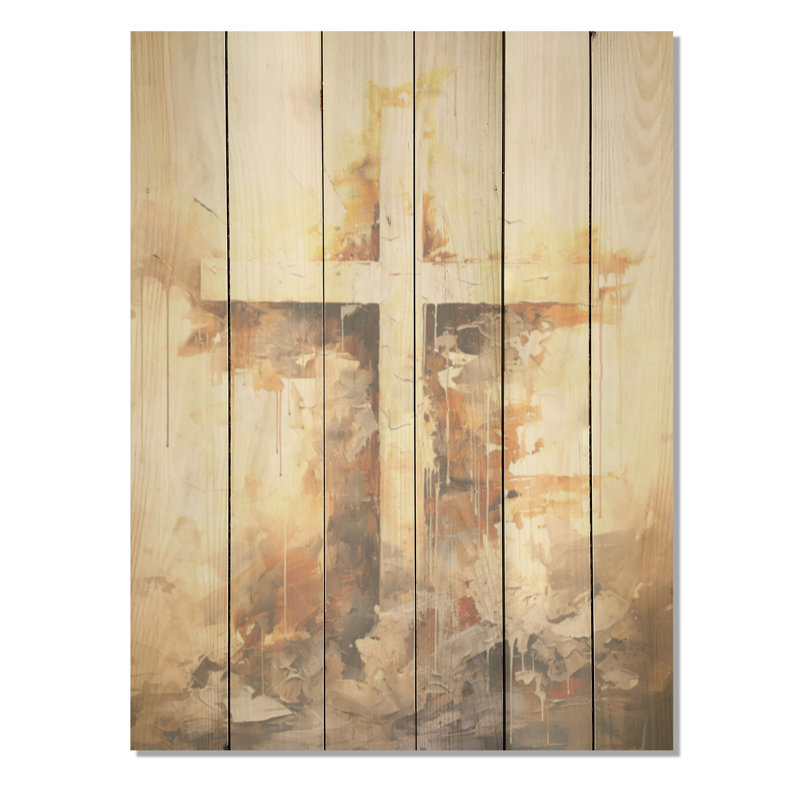 Minimalisme, croix religieuse, H 20 po x l 10 po