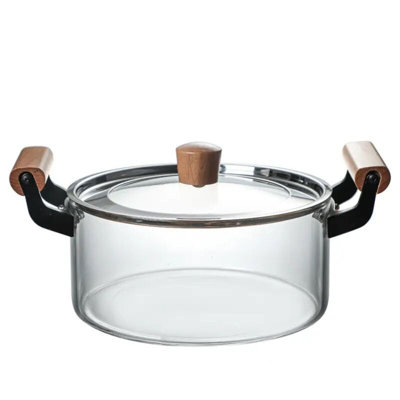 Marmite en verre trempé transparent STP-Goods