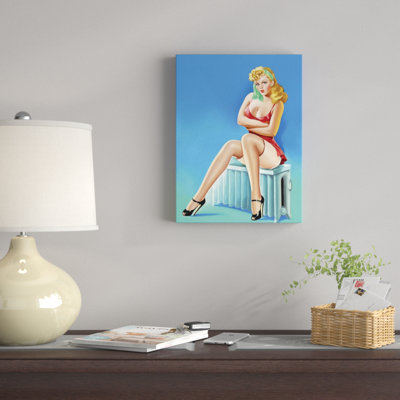 " Mid-Century Pin-Ups Wink Magazine Warm Thoughts " by Peter Driben