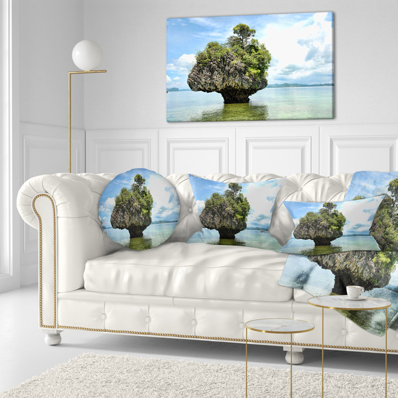 Coussin lombaire Island Landscape in Summer