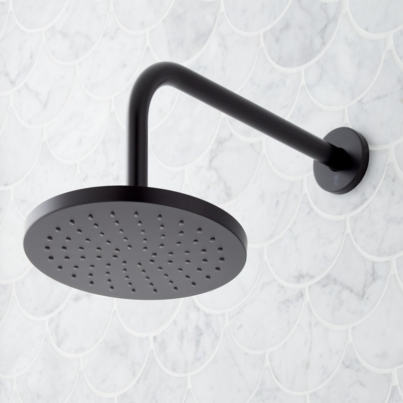 Lexia Pressure Balance Tub And Shower Set, Matte Black