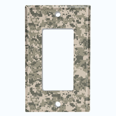 Plaque murale berçante Acu Camouflage 1-Gang