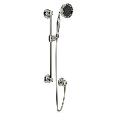 Rohl Handshower Set With 22" Slide Bar and 3-Function Handshower