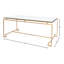Parallel Sled Glass Coffee Table