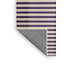 Tapis beige à rayures horizontales lavable à la machine-852104749