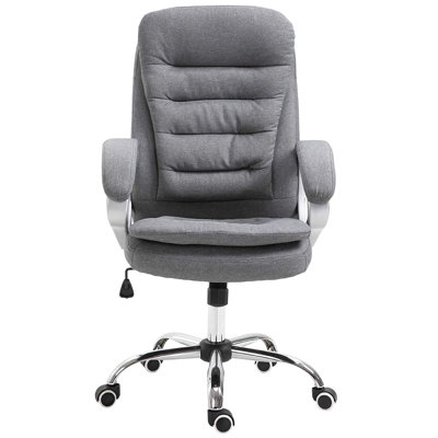 Brayden Studio Wadlington Linen Executive Chair