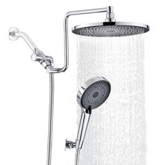 Premium High Pressure 3-Way Rainfall Combo for The Best of Both  Worlds-Enjoy Luxurious Rain Showerhead and 6-Setting Hand Held Shower  Separately or Together - China Sliding Bar, Shower Set