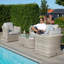 Aajiv 2 Seat Rattan Sofa Set
