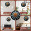 Horloge décorative en cristal