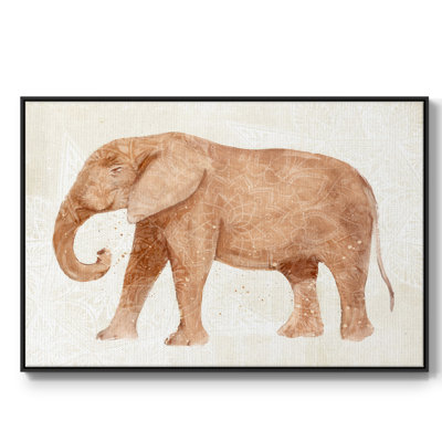 «Elephant Wisdom I», reproduction d'art sur toile