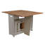 Corona Grey Wax Furniture 4 - Person Drop Leaf Dining Set-70676365