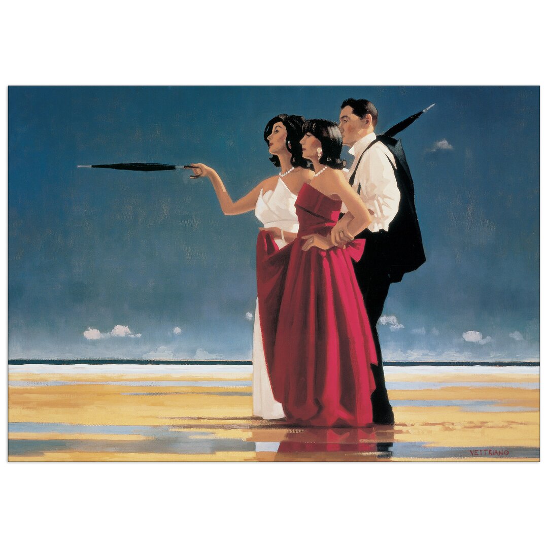 Poster „The Missing Man I“ von Jack Vettriano, Kunstdruck