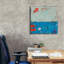 «Blue Bound» par Erin Ashley, estampe numérique sur toile-483515017