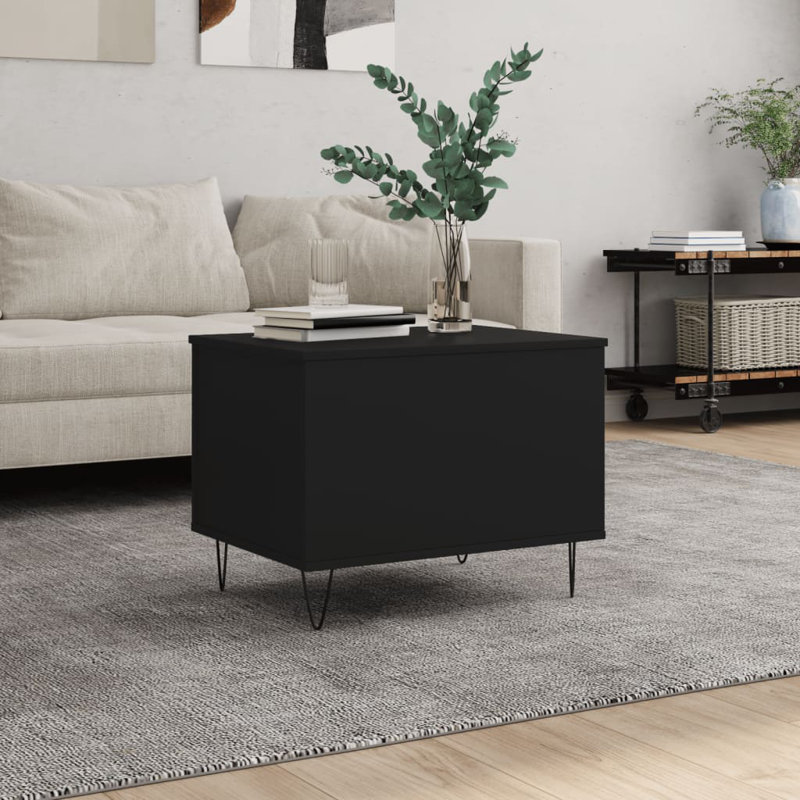 Moriaty Coffee Table, Black, 60cm L x 44.5cm W x 45cm H