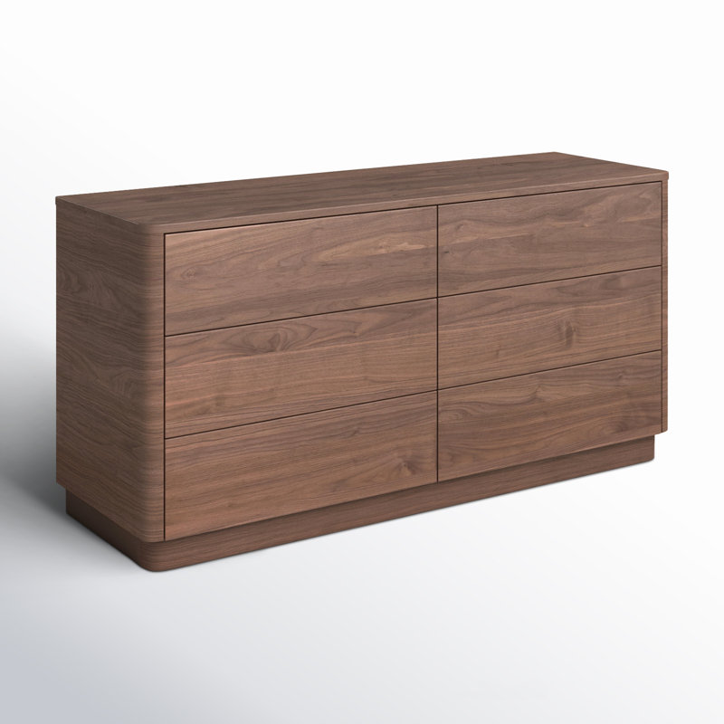 Commode 6 tiroirs Mille, Noyer