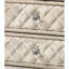 Table de chevet en velours Lucienne