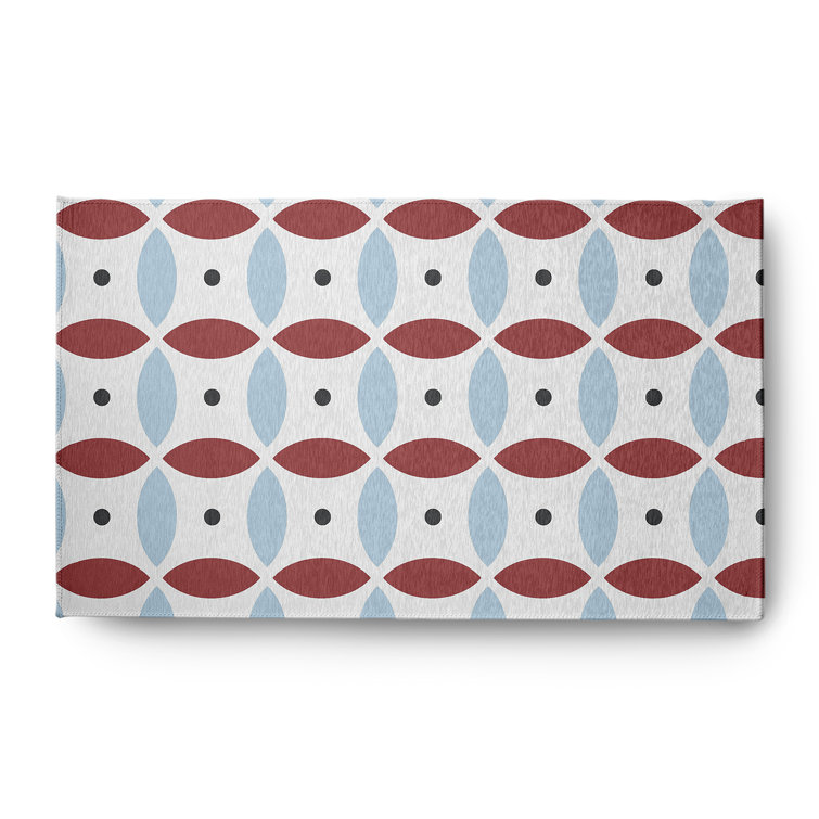 Cynai Chenille Geometric Indoor Rug