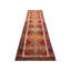 One-of-a-Kind Hand-Knotted 1960s 2'7" x 12'9" Runner Wool Area Rug in Red/Yellow