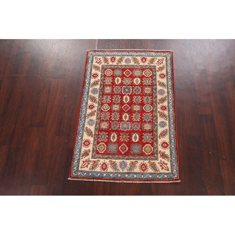 Tapis oriental géométrique Kazak 3