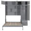 Lit escamotable mural avec rangement pour garde-robe et armoire supérieure-16456998