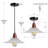 1- Single Pendant Light With Clear Glass