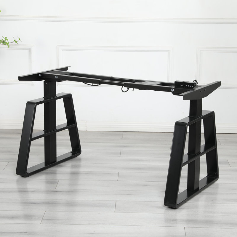 Structure de bureau électrique à hauteur ajustable Jey, Noir