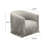 Faux Leather Swivel Barrel Chair-1581498366