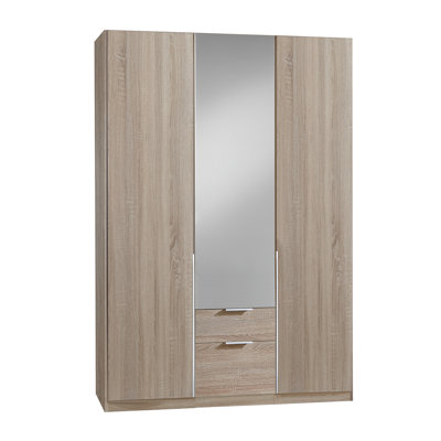 Agdal 3 Door Manufactured Wood Wardrobe