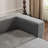 modular Chenille sofa with 3 Ottomans-522194089