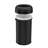 60L bullet open can, matte black heavy-gauge steel-117223511