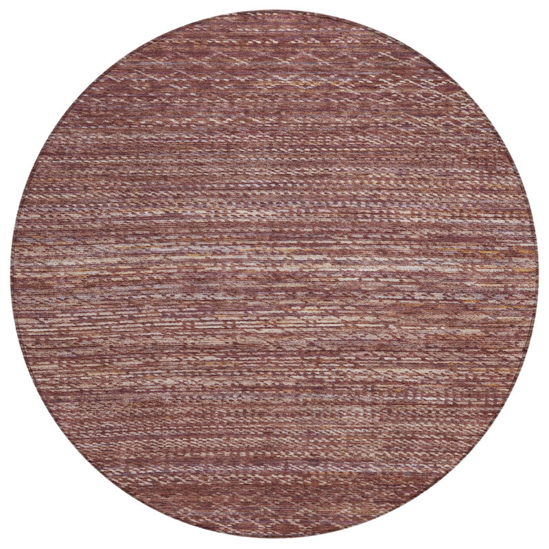 Machine Washable Indoor/Outdoor Colman ACN2150 Striped Rug, Rectangle 1'8" x 2'6"