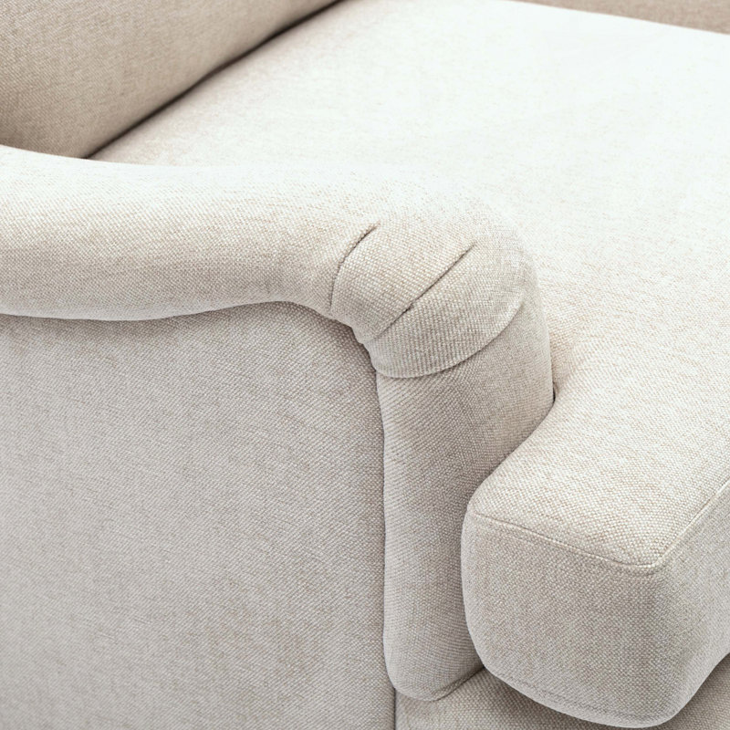 Fauteuil Candor, Beige clair
