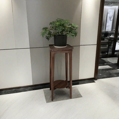 Solid Wood Plant Stand with Wujinmu