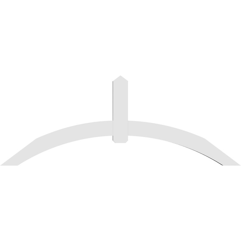 Support pour pignon en PVC Archdale, H 36 po x l 96 po (pas: 9/12), P 4 po x F 6 po