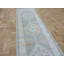 Tapis de couloir de noué à la main gris en Tapis décoratif laine de conception unique 2 pi 6 po x 13 pi 7 po buzard