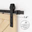 Ensemble de quincaillerie de porte de grange simple standard-46294002