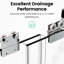Semi- Shower Door - Smooth Movement Accessories Double Bypass Adjustable, Movement, Easy Access-125242141