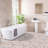 Hawaii 12" x 12" Natural Stone Pebbles Mosaic Wall & Floor Tile-93373805
