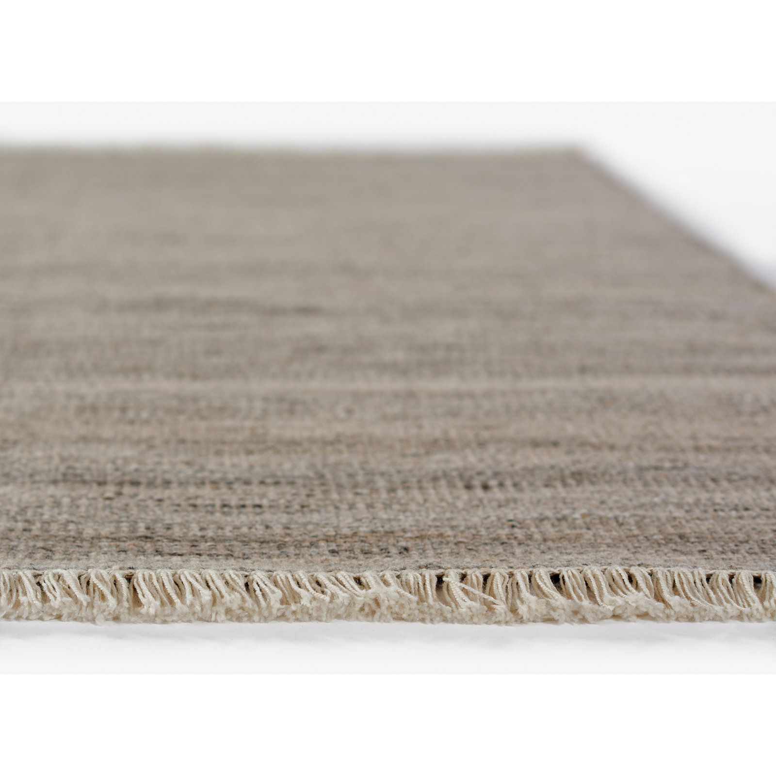 Cassandra Handmadewoven Area Rug in Gray, Rectangle 2' x 3'