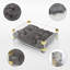 Lit pour animal de compagnie en velours avec coussin lavable Floreen Lucite