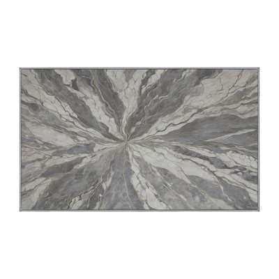 Machine Washable Gray Area Rug
