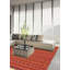 Tapis décoratif en laine noué à la main de conception unique 3 pi 7 po x 4 pi 11 po new age kashkoli