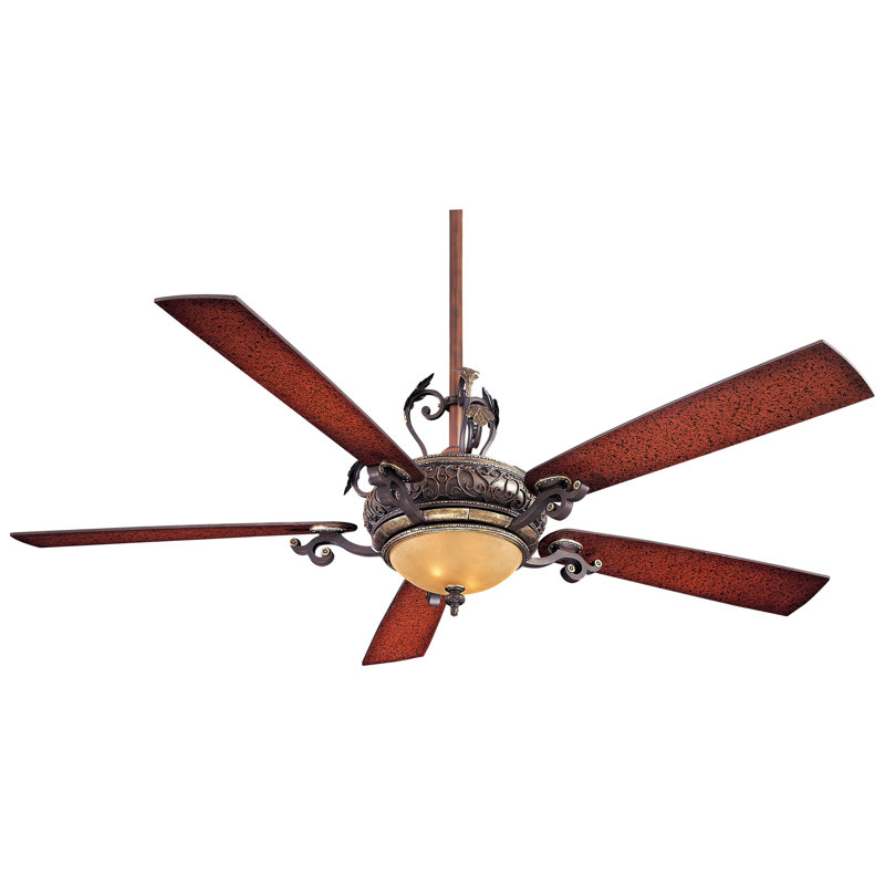 68" Napoli-Ii 5 - Blade LED Standard Ceiling Fan with Remote Control and Light Kit Included