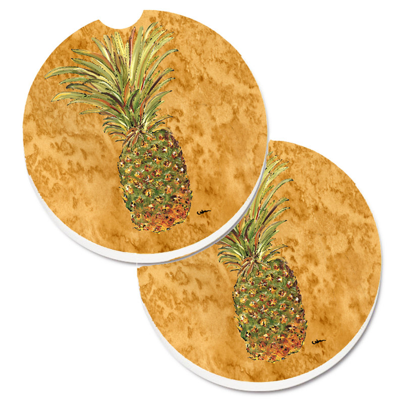 Sous-verre de voiture d’ananas