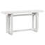 Console d'entrée de 59,1 po peinte, avec placage en pin, conception rectangulaire triple unique avec pieds en bois de pin épais, table de canapé extra longue polyvalente pour le couloir, le salon, la cuisine-2052729968