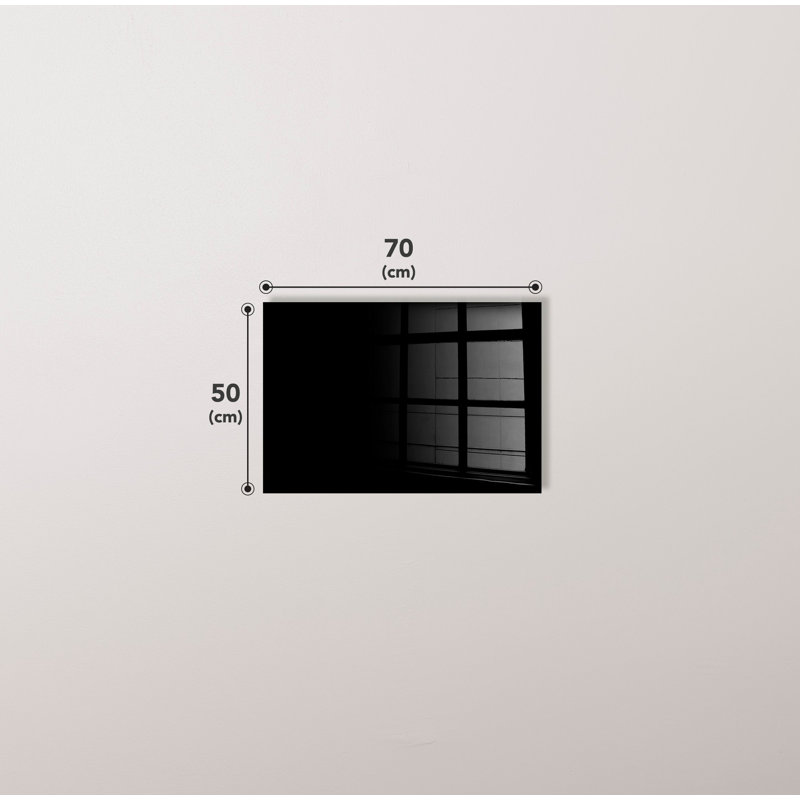 Élégante peinture décorative en verre trempé de 19,7 po x 27,6 po | 100% verre trempé, épaisseur: 0,16 pouce | Parfait pour la décoration intérieure, le salon et le bureau | Superbe œuvre d'art avec une esthétique moderne