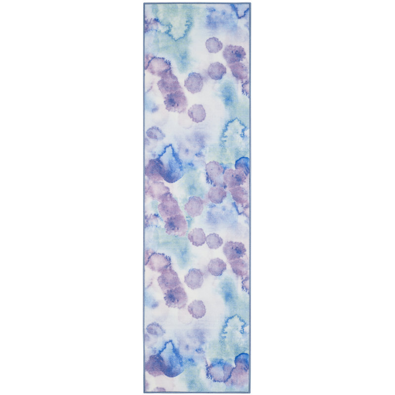Darius Performance Machine Washable Abstract Rug, Runner 2'2" x 8'