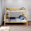 Lit superposé simple au-dessus de double en bois massif Aileana-362215879