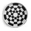 Damier Porcelain China Platter